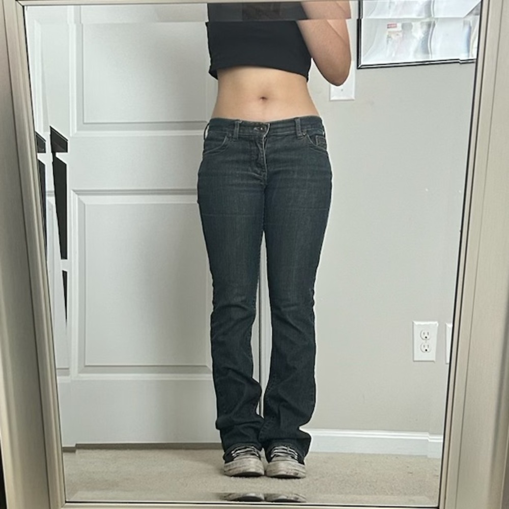 2000s low rise vintage straight jeans 💽